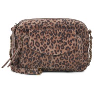 τσάντες ώμου pieces pcnaina leather cross body