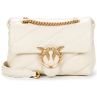 τσάντες ώμου pinko love puff mini cl sheep nappa