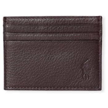 πορτοφόλι polo ralph lauren ongoing cardholder - brown |