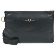 τσάντες ώμου fred perry smooth leather sacoche