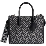 τσάντες ώμου michael michael kors 35f4s7zc5j-black-silver |