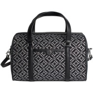 τσάντες ώμου michael michael kors 35f4stfs6j-black-silver |