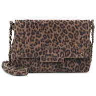 τσάντες ώμου pieces pcfelizia leather cross body