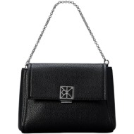 τσάντα calvin klein jeans emblem hw pebble crossbody 20 lv04f3511g |