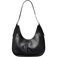 τσάντες ώμου calvin klein jeans bold ck crescent lv04f3427g |