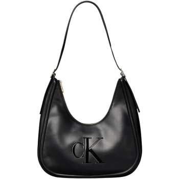 τσάντες ώμου calvin klein jeans bold ck crescent lv04f3427g