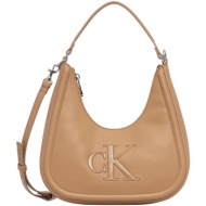τσάντες ώμου calvin klein jeans bold ck small crescent bag lv04f3561g |