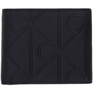 πορτοφόλι calvin klein jeans xl emblem aop embo?ss billfold lv04d1177g |