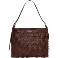 τσάντες ώμου desigual bag_argon camel buxt 26saxpa0 |
