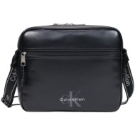 τσάντες ώμου calvin klein jeans bold logo webbing laptop flight lv04d3442g |
