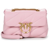 τσάντες ώμου pinko love puff mini cl sheep nappa