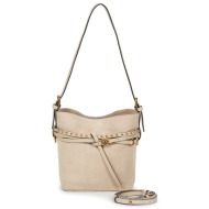τσάντες ώμου pinko bucket belt mini suede