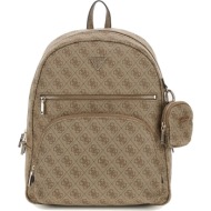 guess μπεζ backpack power play maxi
