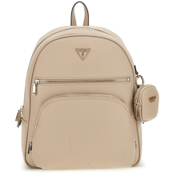 guess μπεζ backpack power play maxi