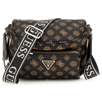 guess καφέ belt bag power play mini