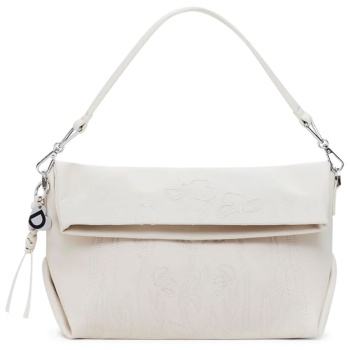 desigual λευκή τσάντα ώμου loverty ethera σε προσφορά