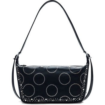 desigual black shoulder bag punkette munich σε προσφορά