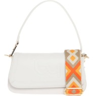 bybyblos λευκή τσάντα χιαστί granati 44a01