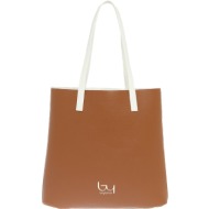 bybyblos λευκή τσάντα ώμου auriga 15b01