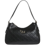 bybyblos μαύρη τσάντα ώμου ivy 68b03