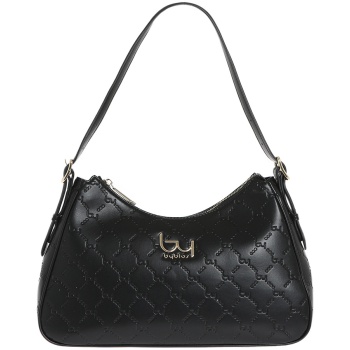 bybyblos μαύρη τσάντα ώμου ivy 68b03 σε προσφορά