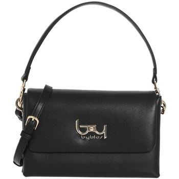 bybyblos μαύρη τσάντα χιαστί amina 57b02 σε προσφορά