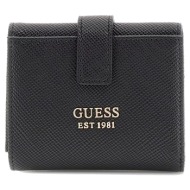 guess μαύρο πορτοφόλι rosalba zip around