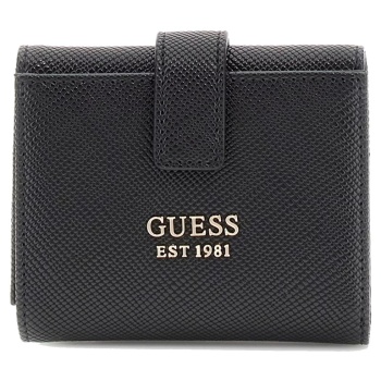guess μαύρο πορτοφόλι rosalba zip around σε προσφορά