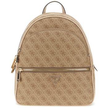 guess μπεζ latte backpack manhattan 2 large σε προσφορά