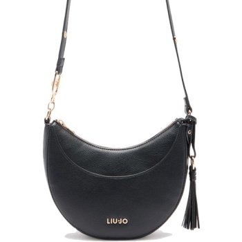 liu jo μαύρη τσάντα χιαστί aa6186