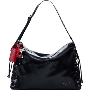 desigual μαύρη τσάντα ώμου galaxy leiria 26saxp86 σε προσφορά