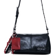 desigual μαύρη τσάντα ώμου galaxy naron 26saxp87