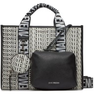 steve madden μαύρη τσάντα ώμου boptic