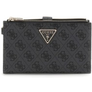 guess ανθρακί πορτοφόλι laurel slg organizer