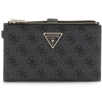 guess ανθρακί πορτοφόλι laurel slg organizer