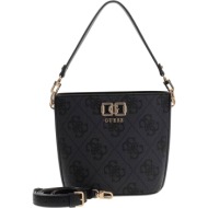 guess ανθρακί τσάντα ώμου karnilla bucket
