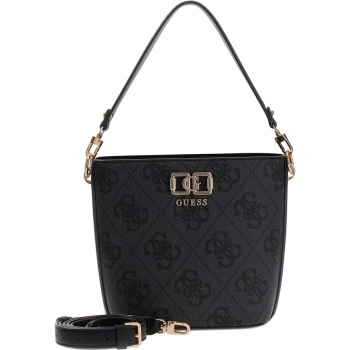 guess ανθρακί τσάντα ώμου karnilla bucket