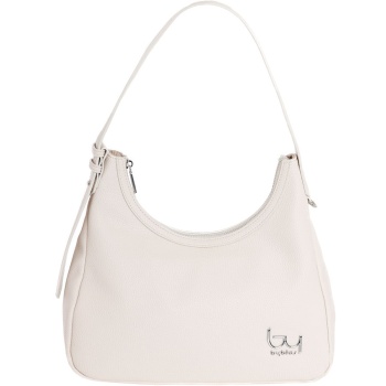 bybyblos εκρού τσάντα ώμου zest 99b03