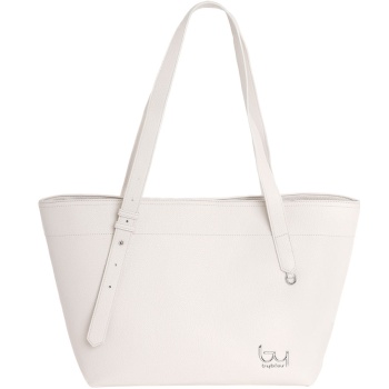 bybyblos εκρού τσάντα ώμου zest 99b01