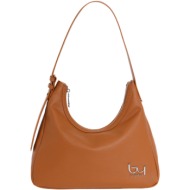 bybyblos κάμελ τσάντα ώμου zest 99b03