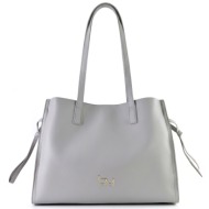 bybyblos γκρι τσάντα ώμου calm 96b01