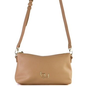 bybyblos μπεζ τσαντάκι adventure 98b523