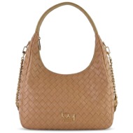 bybyblos μπεζ τσάντα ...