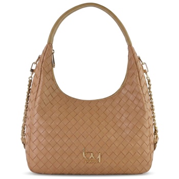 bybyblos μπεζ τσάντα ώμου desire 95b07