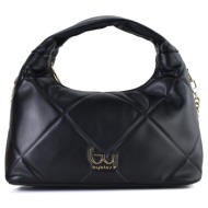 bybyblos μαύρη τσάντα dorado 35b08