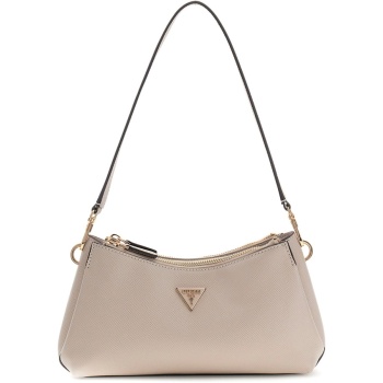 guess μπεζ τσάντα ώμου zg967273