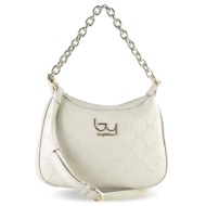 bybyblos εκρού τσάντα ώμου ivy 68b04