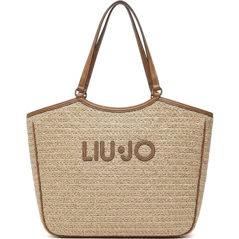 liu jo ψάθινη τσάντα ώμου aa6208
