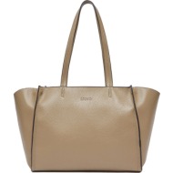 liu jo μπεζ τσάντα ώμου aa6080