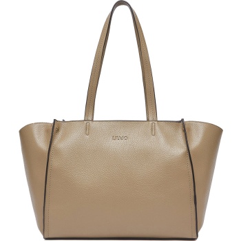 liu jo μπεζ τσάντα ώμου aa6080